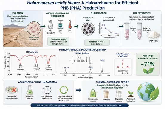 PHB production by Hla. acidiphillum